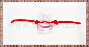 Bratara Lucky charm Fluturas cristal Swarovski 10mm roz