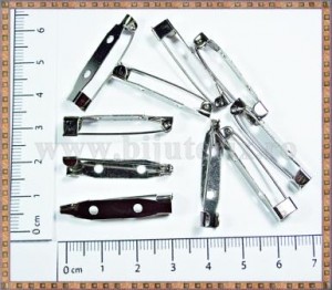 Ace de brosa 3cm (10buc) - argintiu