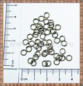 Zale 5mm - patinate (100buc)