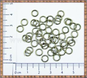 Zale 6mm - patinate (100buc)