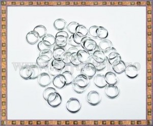 Zale 5mm - argintiu (100buc)