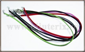 Mix Snururi colier imit. piele intoarsa - 5culori+1gratis