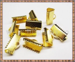 Capat snur - 13X8mm - auriu (10 buc)