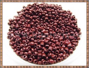 Margele nisip 2mm - maro (100gr)