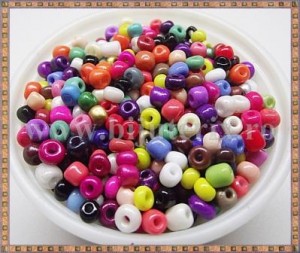 Margele nisip 4mm - mix multicolor (100gr)