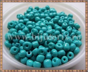 Margele nisip 4mm - turcoaz (100gr)