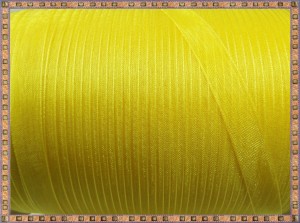 Organza 10mm x 5m - galben