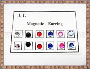 Cercei magnetici Rotunzi - 6 perechi 