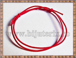 Bratara Lucky charm dubla - snur rosu Bebelus