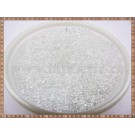Margele nisip 2mm - alb transparent (100gr)